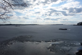 Nkym lauantaina 16.4. Suikanlahdelta Hietasaarensellle - jiden lht odotellessa