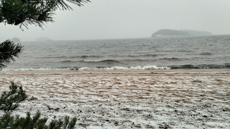 Suur-Saimaan luonto on aina vaikuttava ja koskettava (kuva on otettu 15.12.2019).